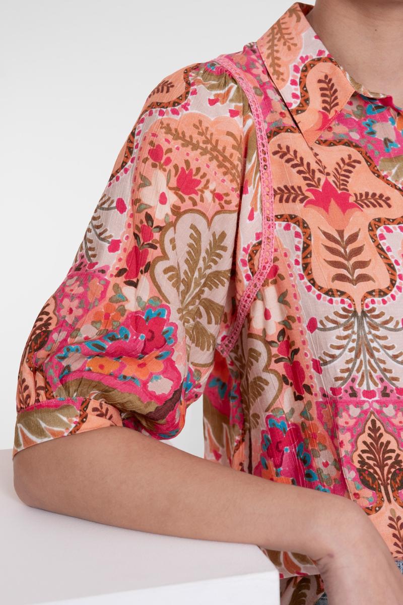 Geisha Blouse 63192-20 Roze 4