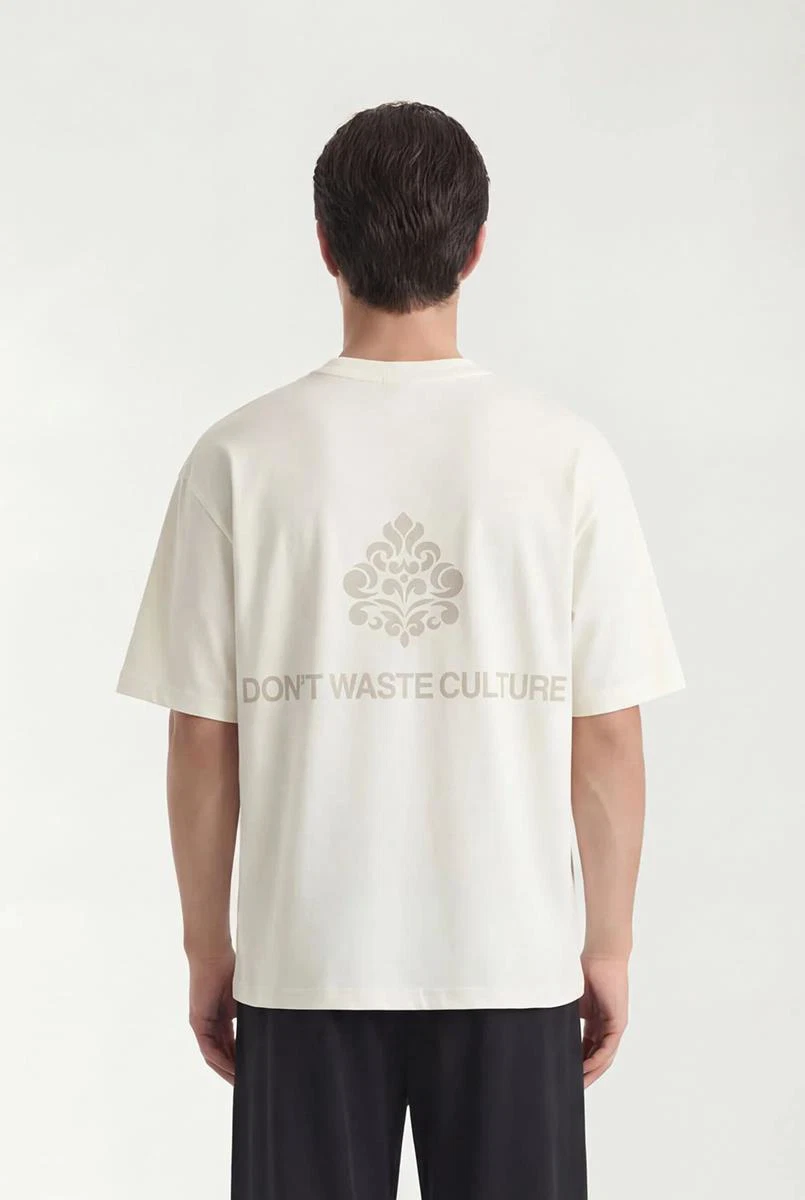 Don't waste culture T-Shirt Azemari Off-White 1