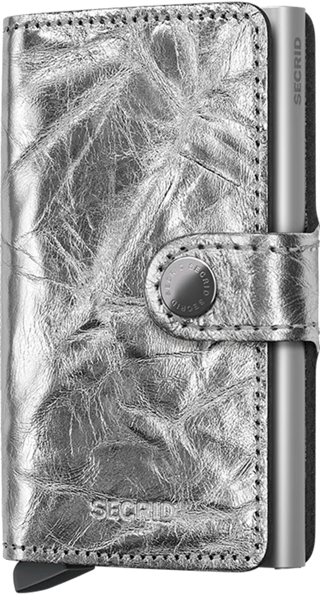 Secrid Miniwallet Crunch Silver Zilver 1
