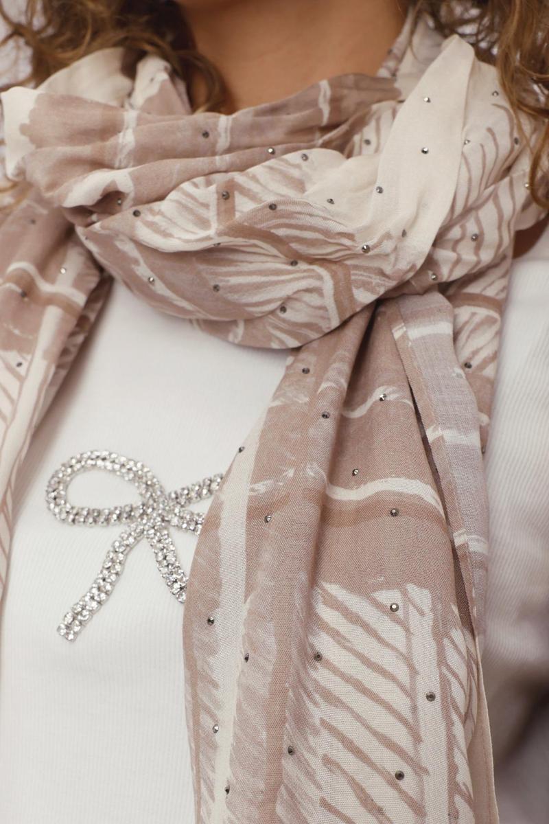 Monari Sjaal 809159 Beige 3