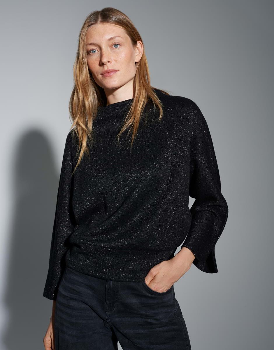 OPUS Sweater Glantina Zwart 1