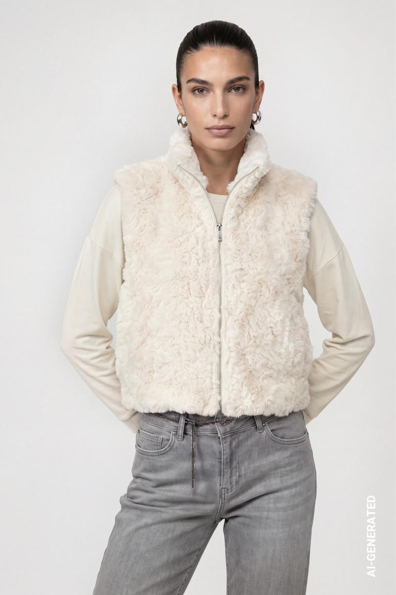 Monari Vest 810030 Off-White 1