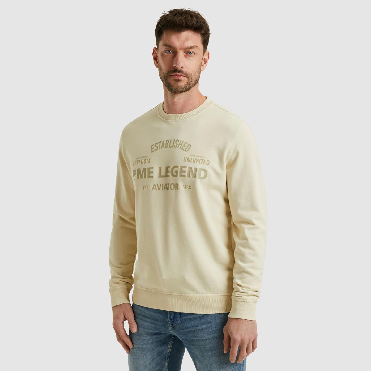PME Legend Sweater PSW2508430 Off-White 1
