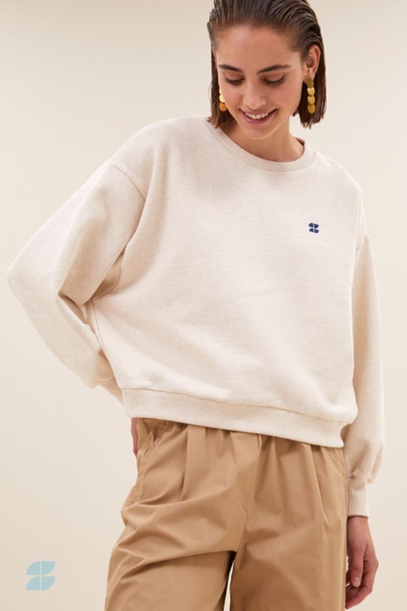 By-Bar Sweater Bibi Logo Off-White 1