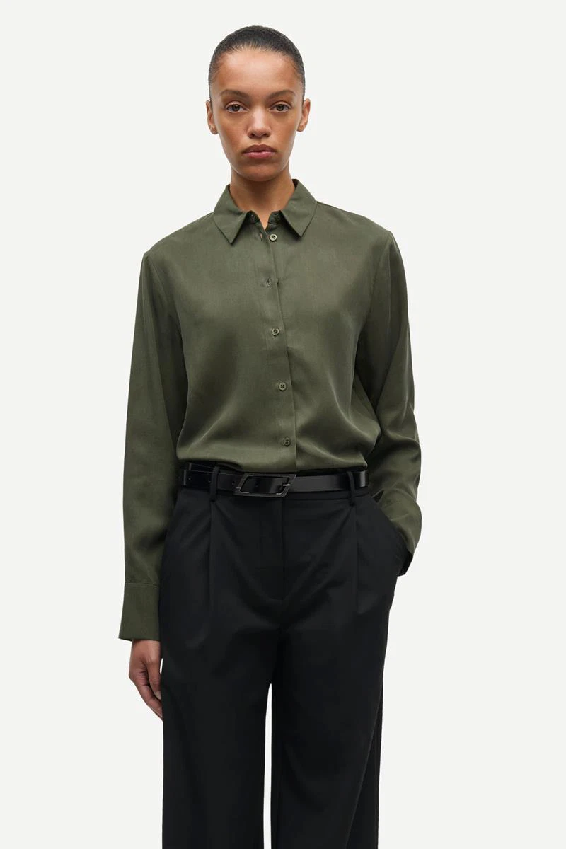 Samsøe Samsøe Blouse Samina Groen 1
