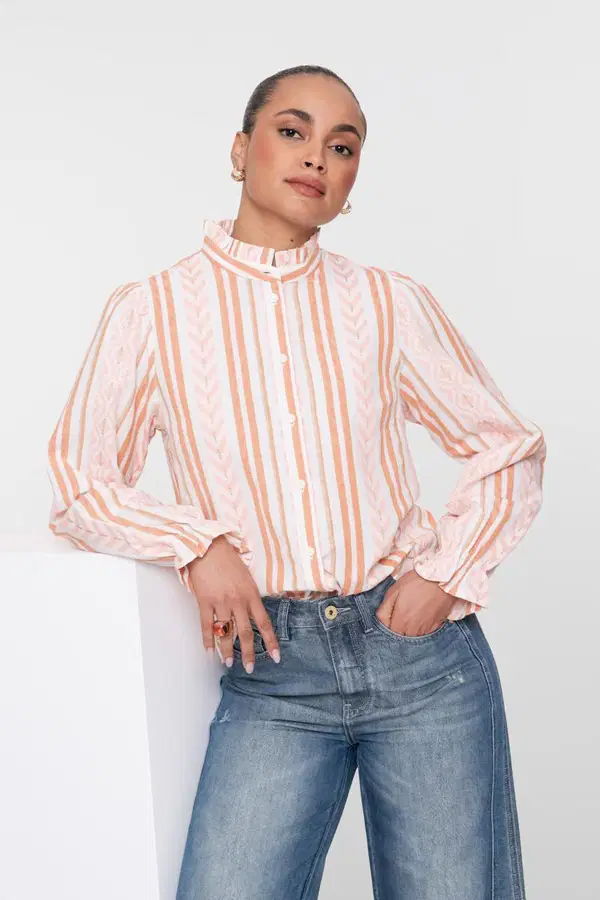 Geisha Blouse 63112-99 Oranje 1