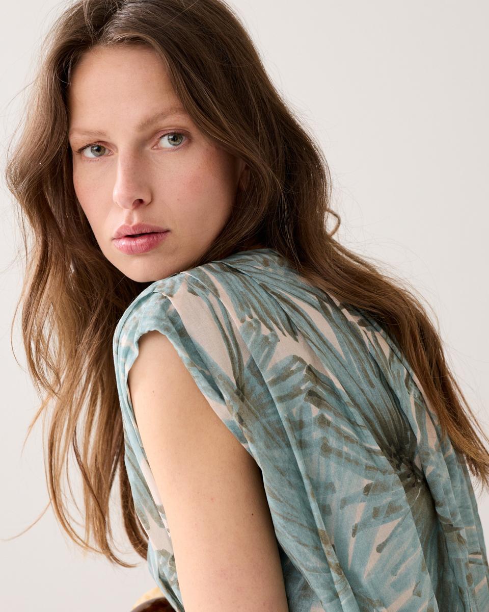 Summum Blouse 2s3494-12450 Blauw 4