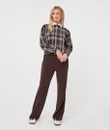 EsQualo Blouse F26.28512 Bruin 6