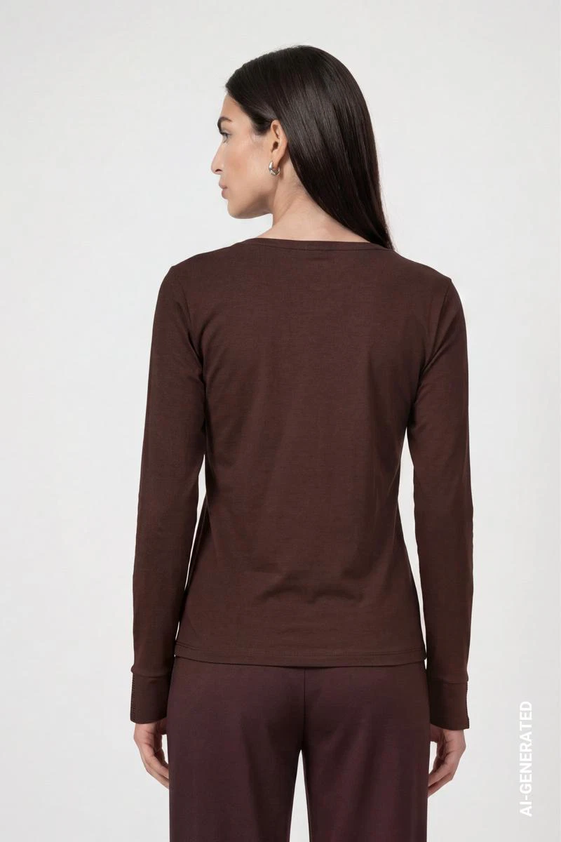 Monari Longsleeve 810053 Bruin 5