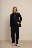 Studio Anneloes Pantalon Marlise barrel tr Blauw 5