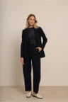 Studio Anneloes Pantalon Marlise barrel tr Blauw 5