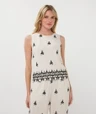 EsQualo Top HS26.28200 Beige 1