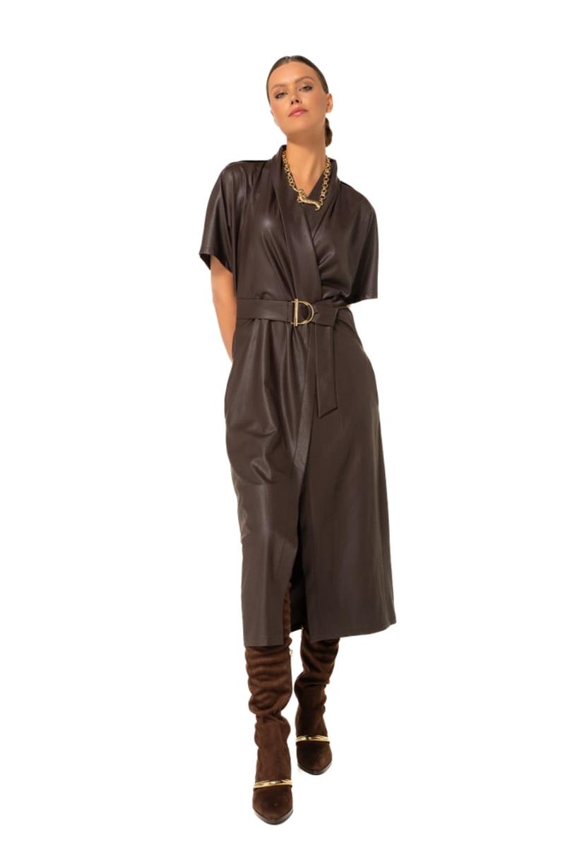 Caroline Biss Jurk 4164 Bruin 1