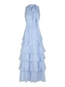 Neo Noir Jurk Marli Solid Blauw 2