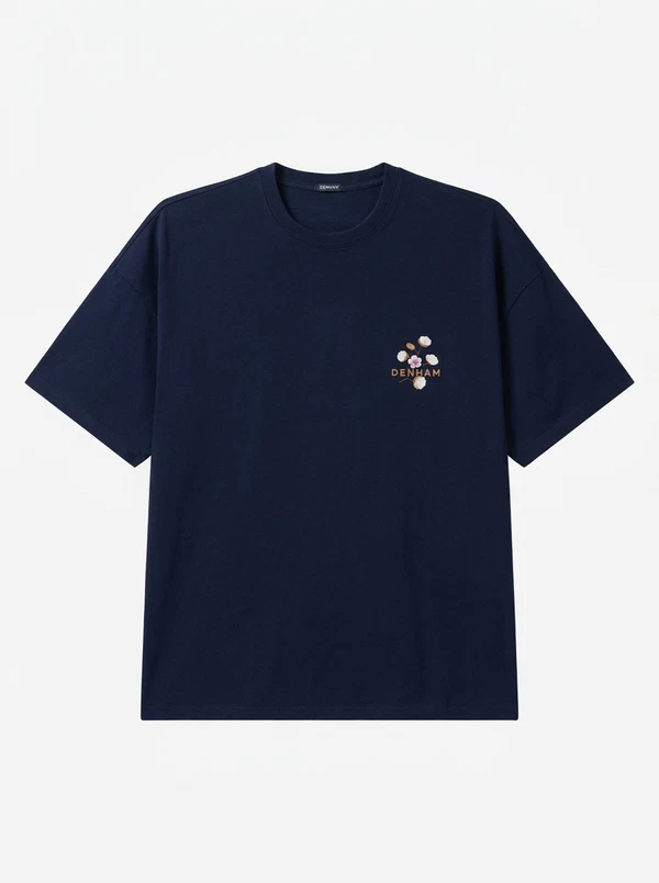Denham T-Shirt 01-26-07-52-517 Blauw 1