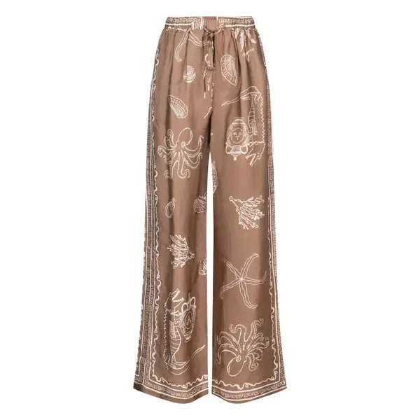 NUKUS Pantalon Valerie Taupe 1