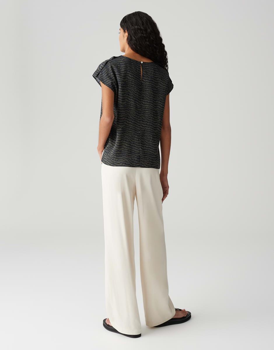 OPUS Blouse Ferena Splash Groen 3