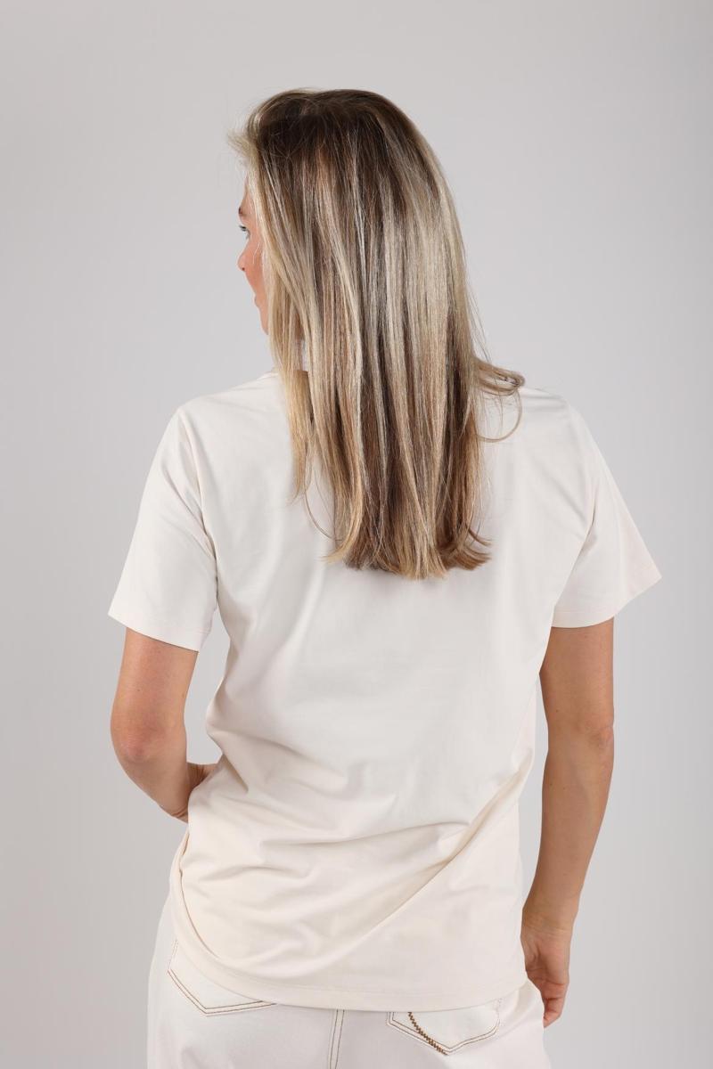 NUKUS T-Shirt Tirza Off-White 4