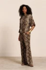 Studio Anneloes T-Shirt Vajen snake top Bruin 2