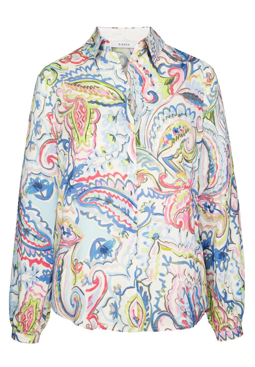 Bianca Blouse Adina Blauw 2