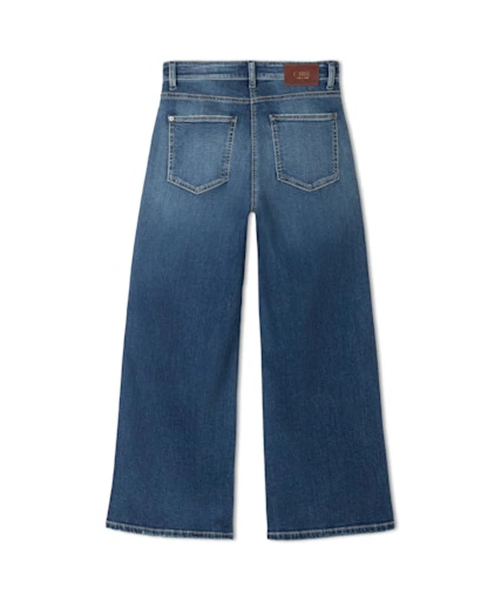 Cambio Jeans Baggy Asymmetrical Blauw 2