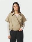 Neo Noir Blouse Lisha Taupe 1