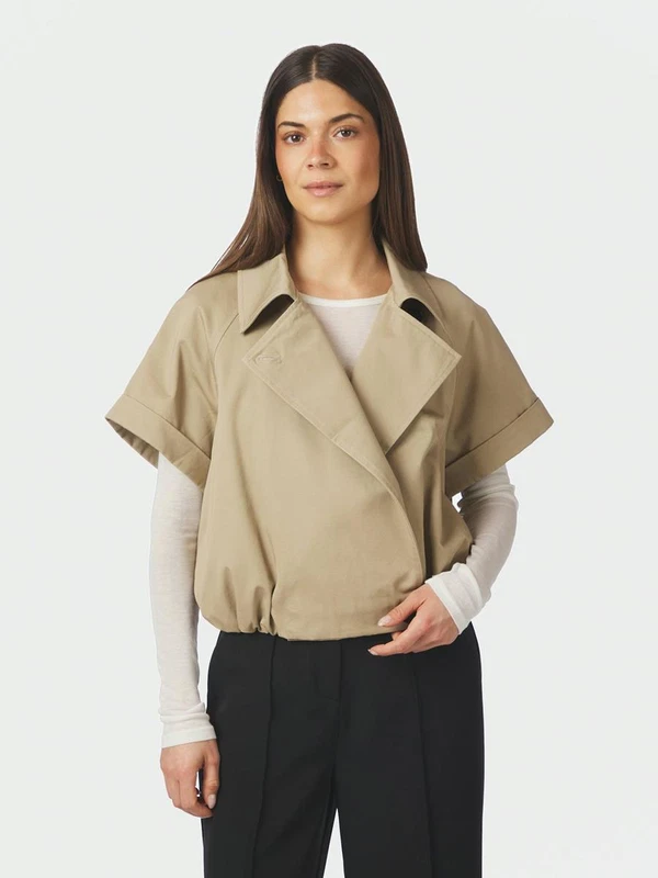 Neo Noir Blouse Lisha Taupe 1