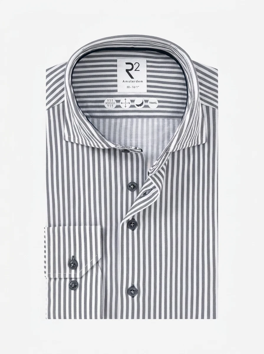 R2 Amsterdam Overhemd 134.WSP.029 Blauw 1