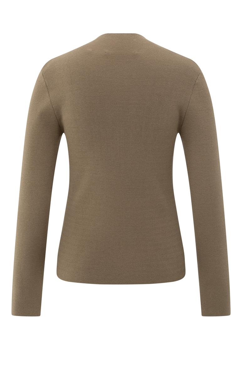 YAYA Trui 01-000499-509 Bruin 4
