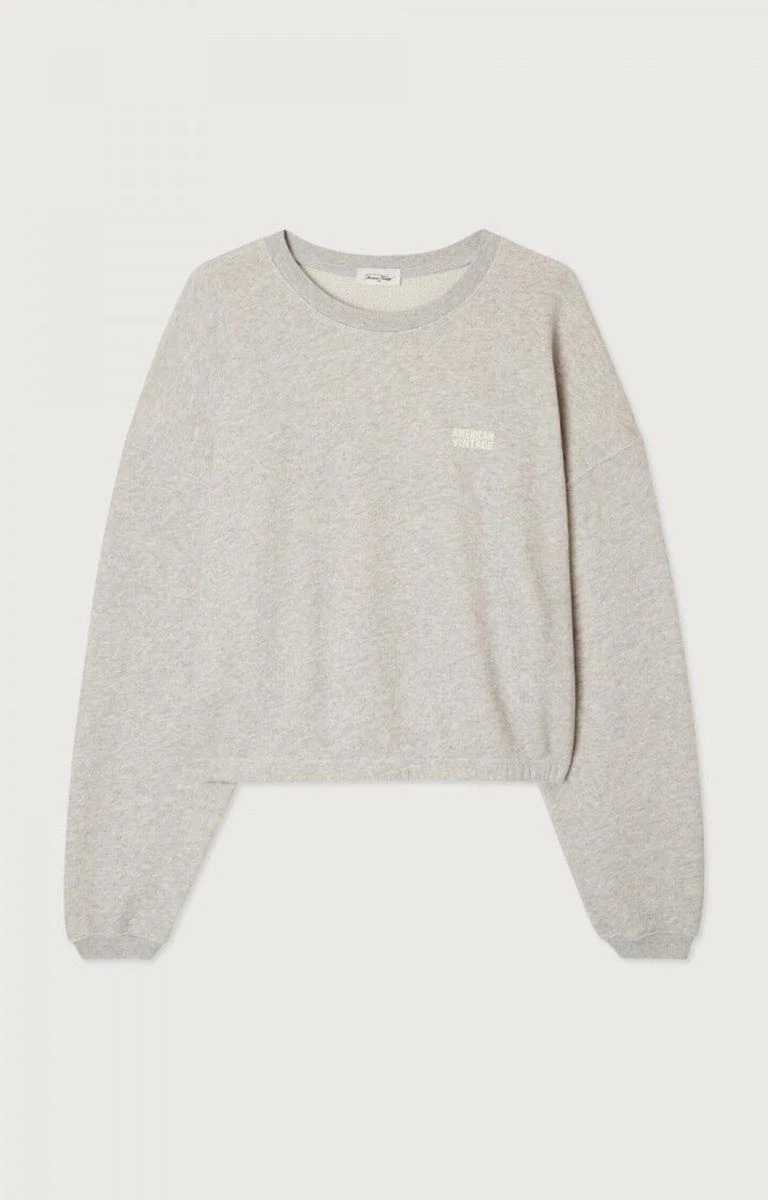 American Vintage Sweater Kodytown Grijs 2