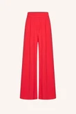 By-Bar Pantalon Benji Satin Stripe Rood 2