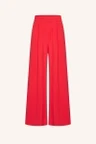 By-Bar Pantalon Benji Satin Stripe Rood 2