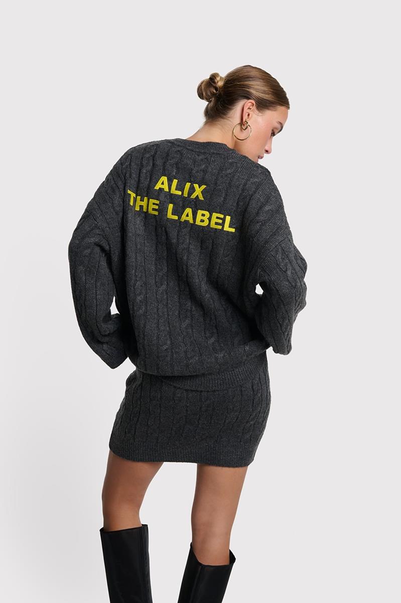 Alix The Label Trui 2509867393 Grijs 3