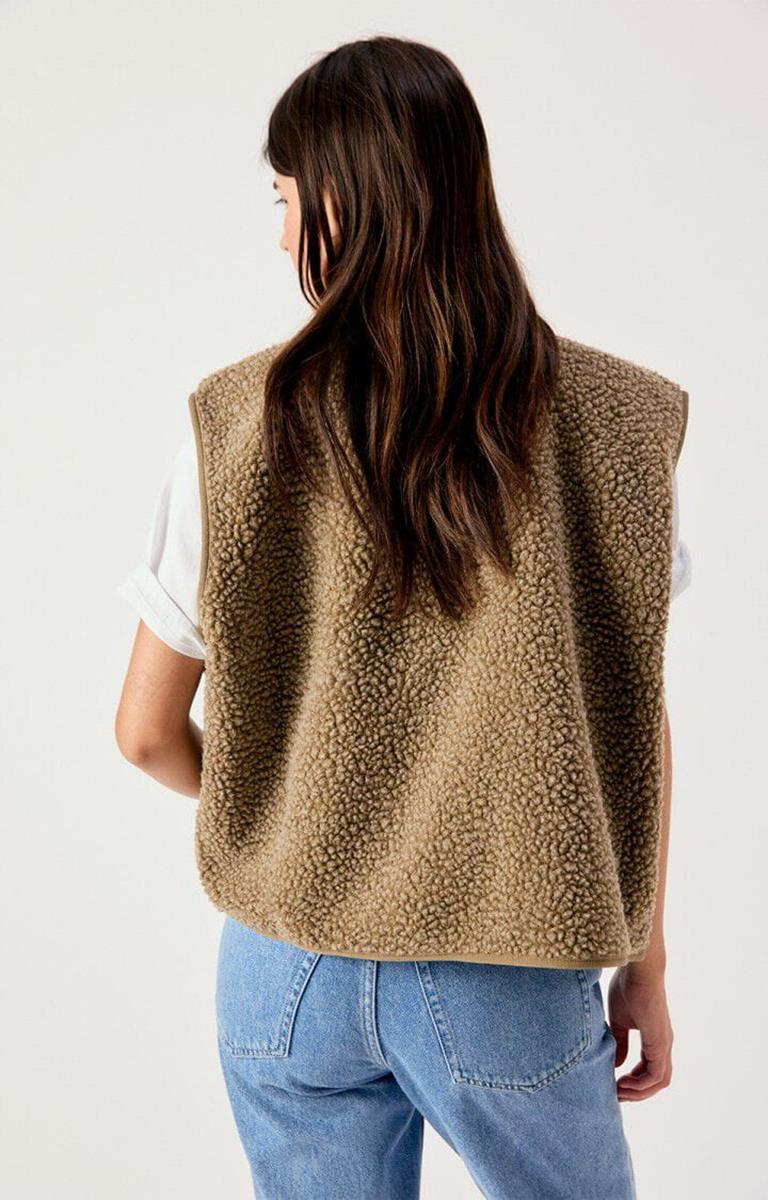 American Vintage Gilet Hoktown Bruin 3