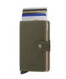 Secrid Miniwallet Saffiano Olive Groen 1