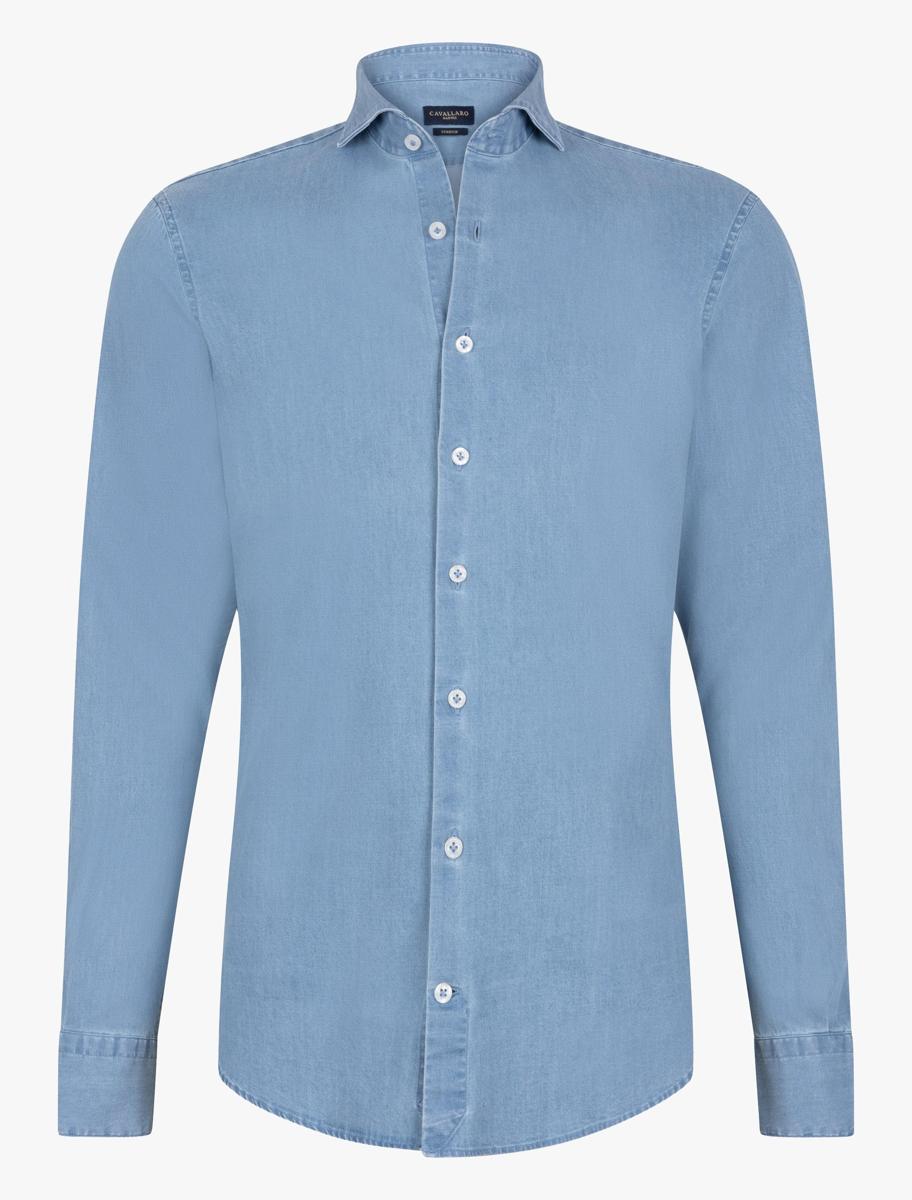 Cavallaro Overhemd 110255006 Blauw 1