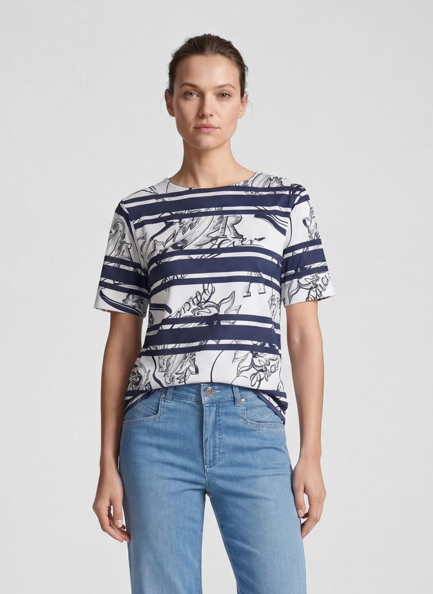 Rabe T-Shirt 56-121362 Blauw 4