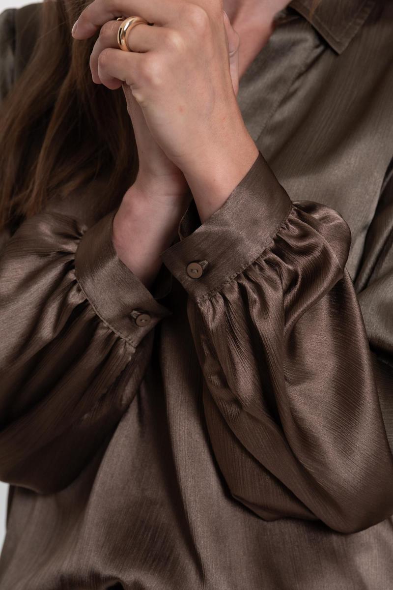 Geisha Blouse 53860-14 Bruin 2