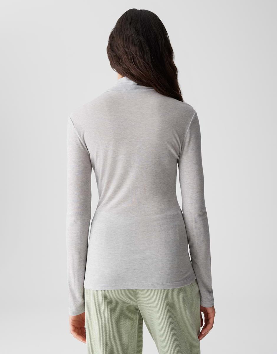 OPUS T-Shirt Somy Grijs 3