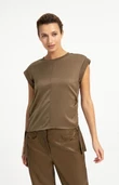 YAYA T-Shirt 01-709405-608 Bruin 1
