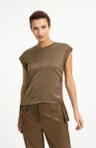 YAYA T-Shirt 01-709405-608 Bruin 1