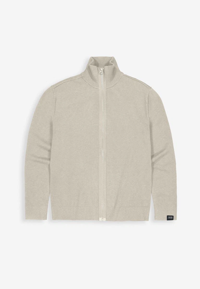 Butcher of Blue Vest Clifden Full Zip Beige 1
