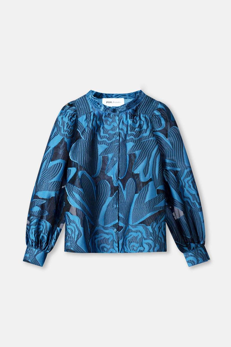 POM Amsterdam Blouse SP9343 Blauw 2