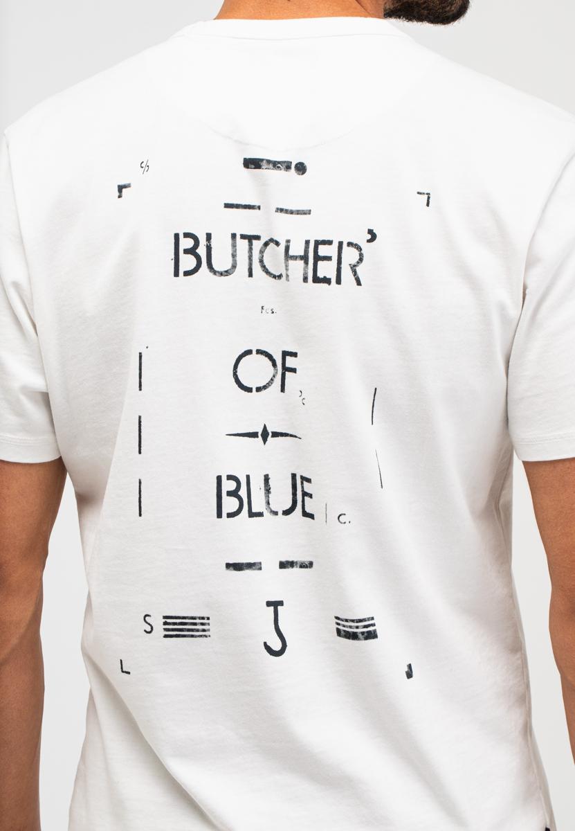 Butcher of Blue T-Shirt Stencil  Wit 3