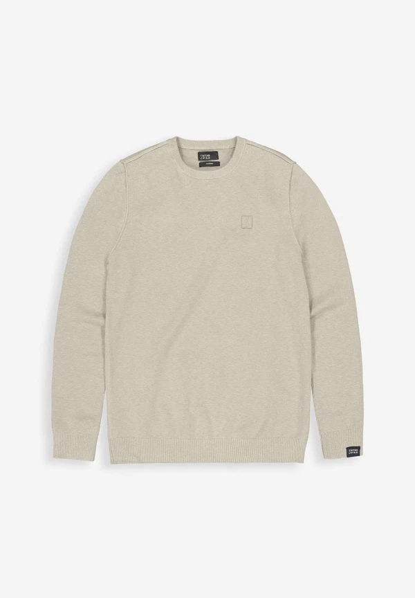 Butcher of Blue Trui Clifden Crew Beige 1