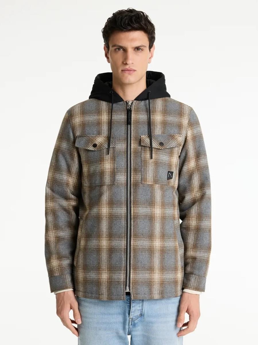 CHASIN Overshirt Stark Bruin 1