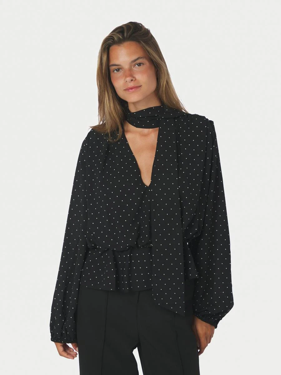 Neo Noir Blouse Ettalie Zwart 1