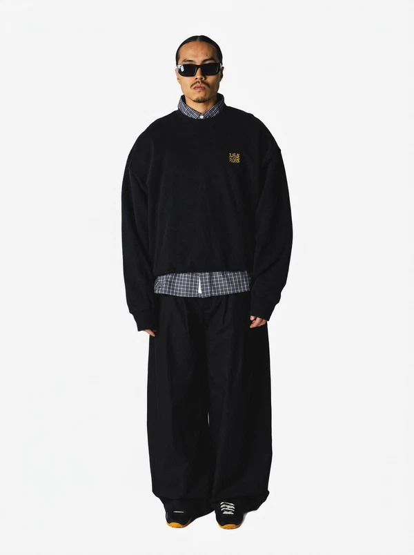 WOODBIRD Sweater Wake Zwart 1