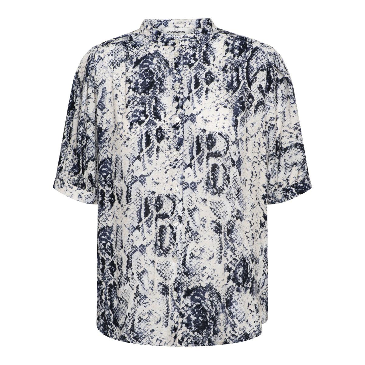 &Co Woman Blouse Ansera Blauw 2