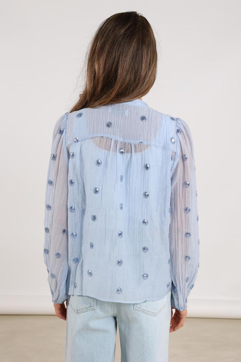 NUKUS Blouse NKF02059 Blauw 3